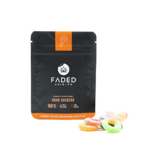 Faded Edibles 180mg THC – Sour Suckers