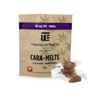 Twisted Extracts Cara-Melts – 80mg THC Indica