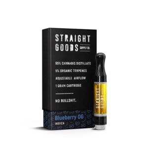 Straight Goods Supply Co THC Cartridge – Blueberry OG