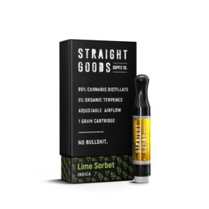 Straight Goods Supply Co THC Cartridge – Lime Sorbet
