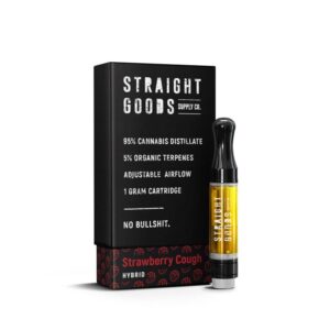 Straight Goods Supply Co THC Cartridge – Strawberry Cough
