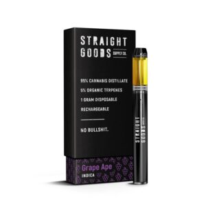 Straight Goods Supply Co Disposable Vape Pen – Grape Ape