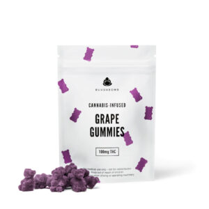 Buudabomb 100MG THC – Grape Gummies