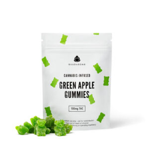 Buudabomb 100MG THC – Green Apple Gummies