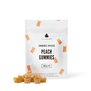 Buudabomb 100MG THC – Peach Gummies