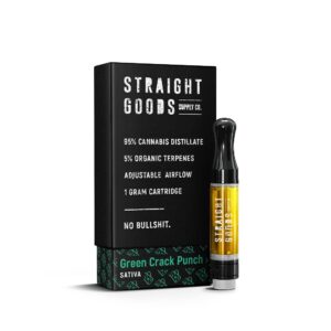 Straight Goods Supply Co THC Cartridge – Green Crack Punch