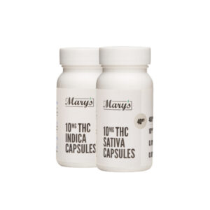 Mary’s THC Capsules Indica/Sativa (40x10mg)